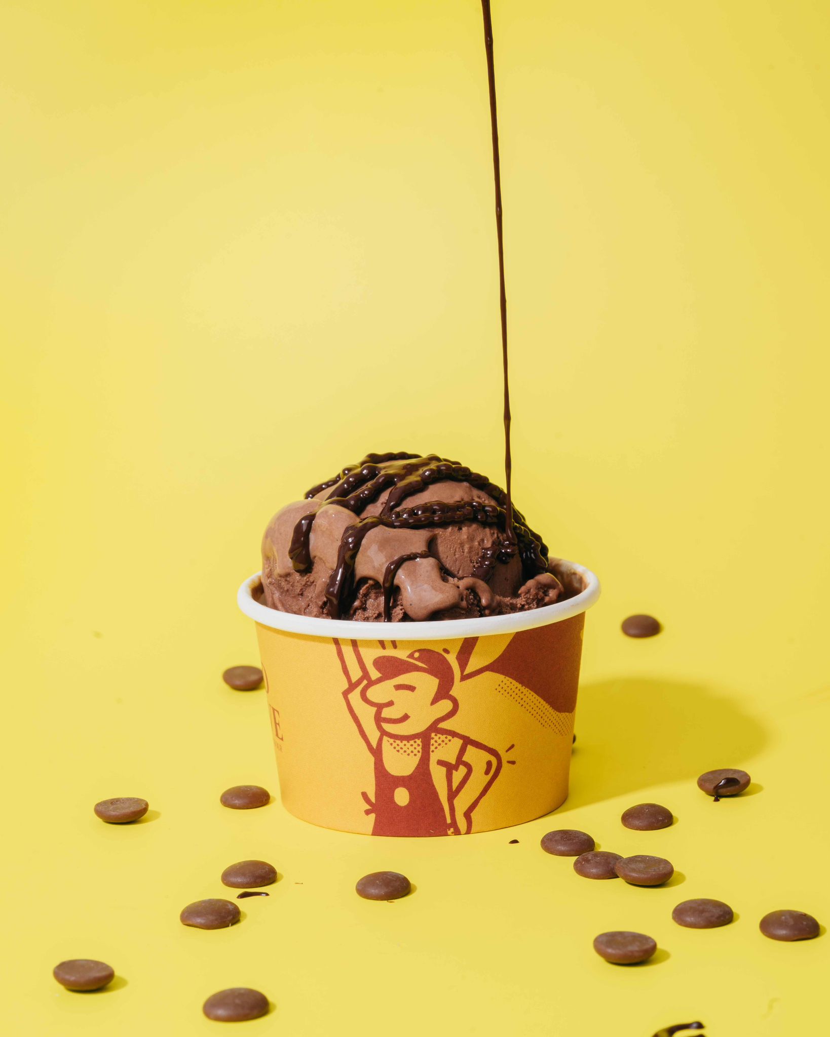 Chocolate Ice-Cream with gozitan salt